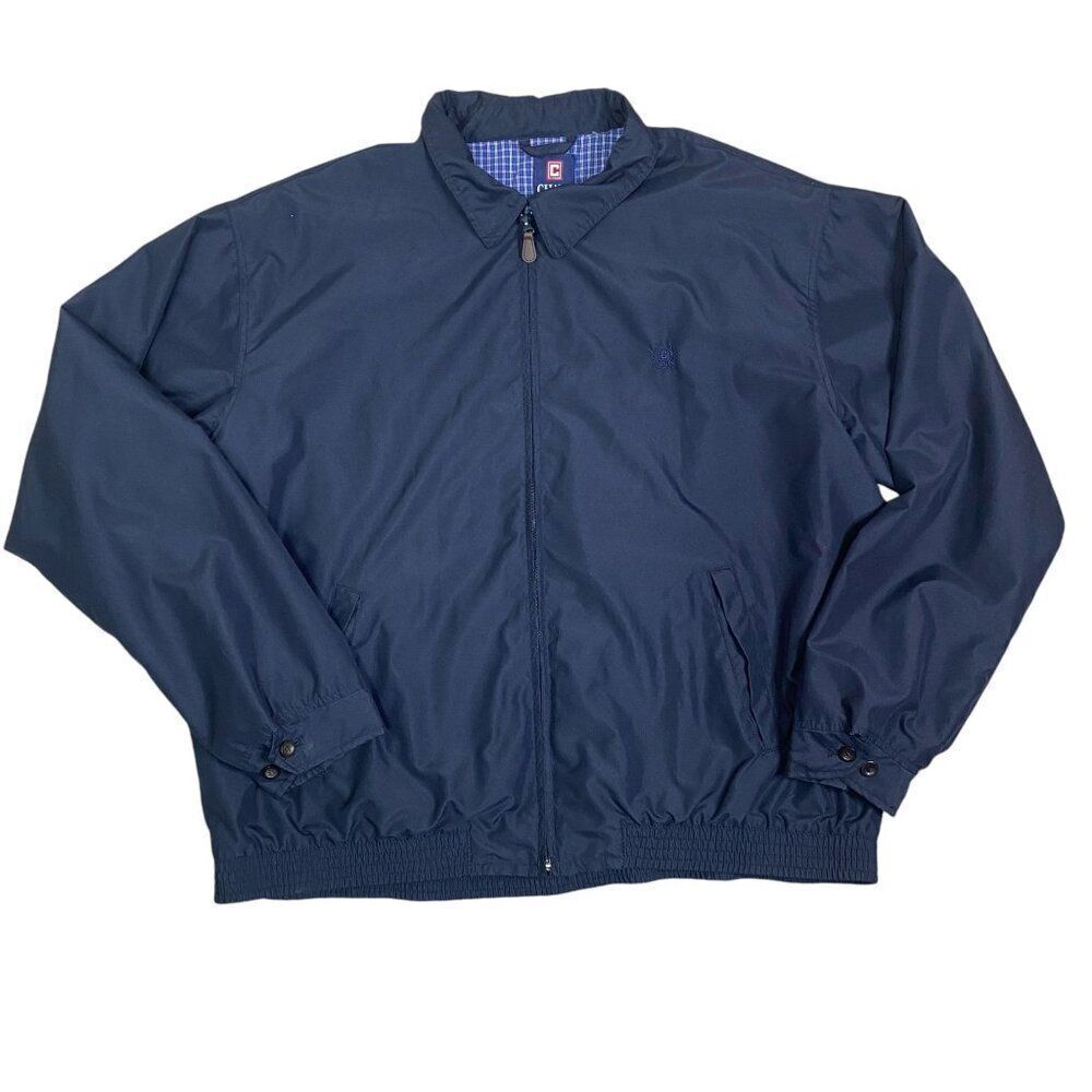 Chaps Navy Blue Mens Jacket Plus Size XXL